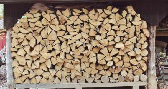 stacking firewood stacked firewood